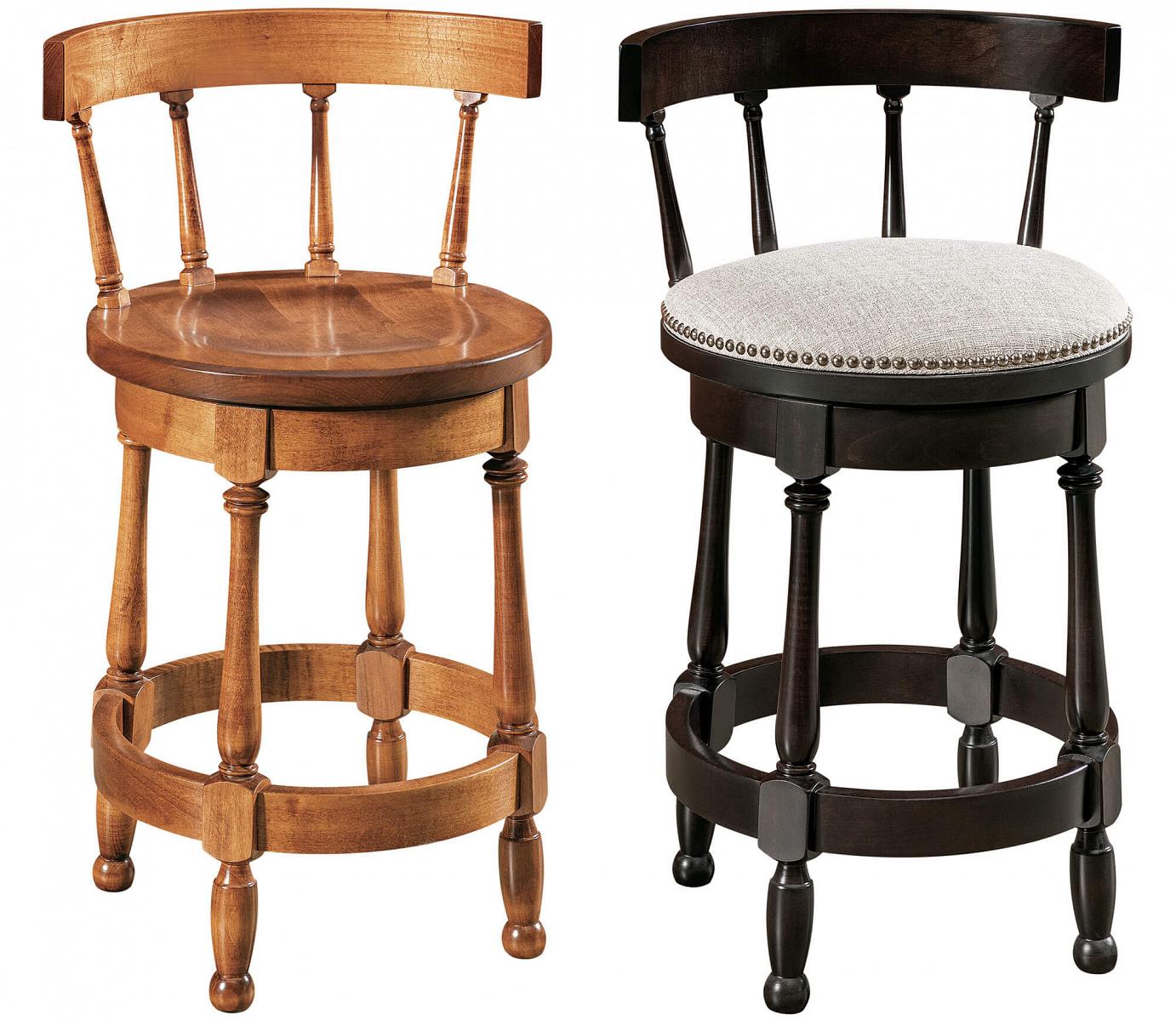 RH Yoder Cosgrove Barstools with Easton Top