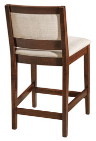 RH Yoder Wescott Bar Chair Back Detail