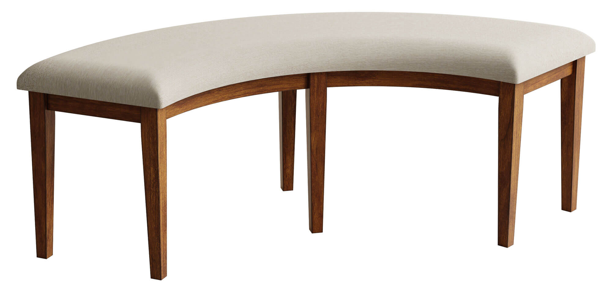 RH Yoder Dallas Bench shown with Fabric Seat