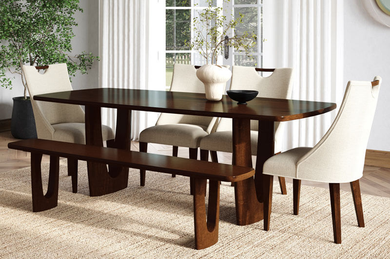 RH Yoder Westal Bench Dining Room Furniture Set