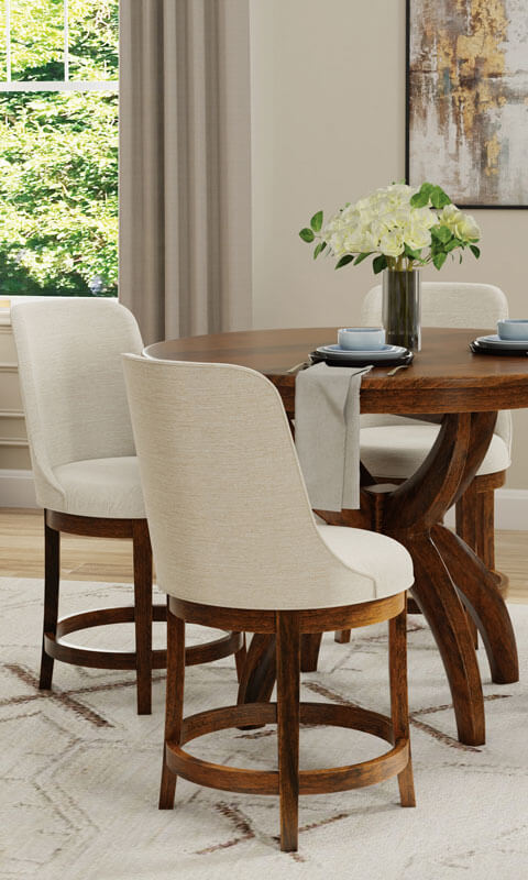 RH Yoder Grayson Barstools Dining Room Furniture Set