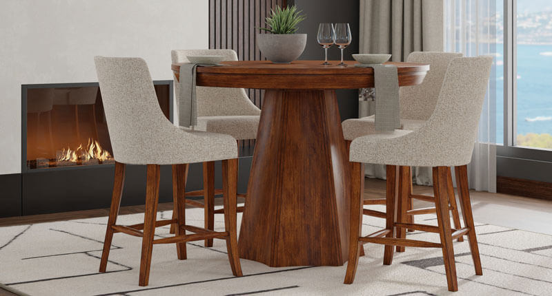 RH Yoder Brogan Pub Table Dining Room Furniture Set