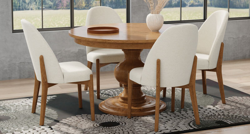 RH Yoder Burrick Table Dining Room Furniture Set