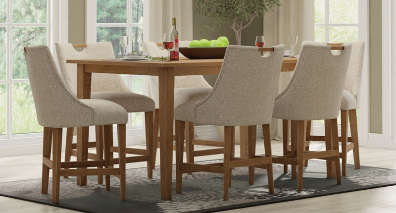RH Yoder Roanoke Pub Table Dining Room Furniture Set