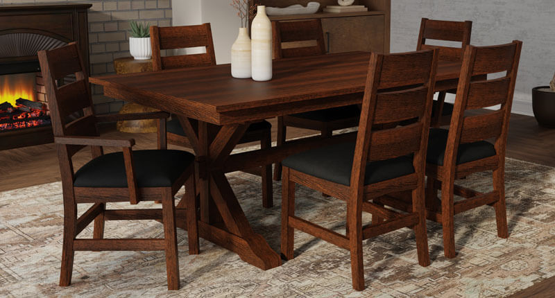 RH Yoder Sawyer Table Dining Room Furniture Set