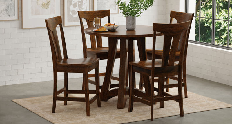 RH Yoder Tifton Pub Table Dining Room Furniture Set