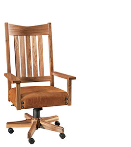 RH Yoder Conner Desk Chair with Caswell Gas Lift