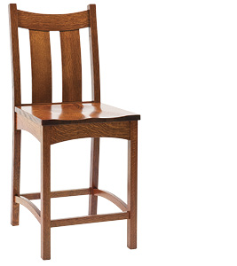 RH Yoder Country Shaker Stationary Bar Chair