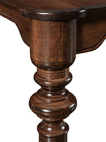 RH Yoder Cumberland Table Leg Detail