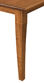 RH Yoder Fenmore Table Leg Detail