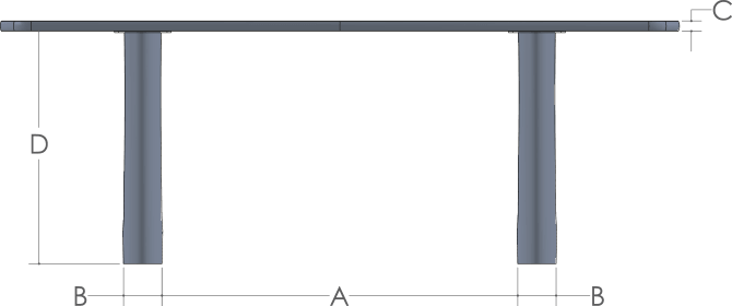 RH Yoder Westal Table Dimensions