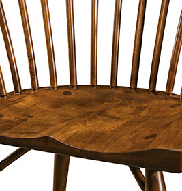 RH Yoder Espin Side Chair Detail